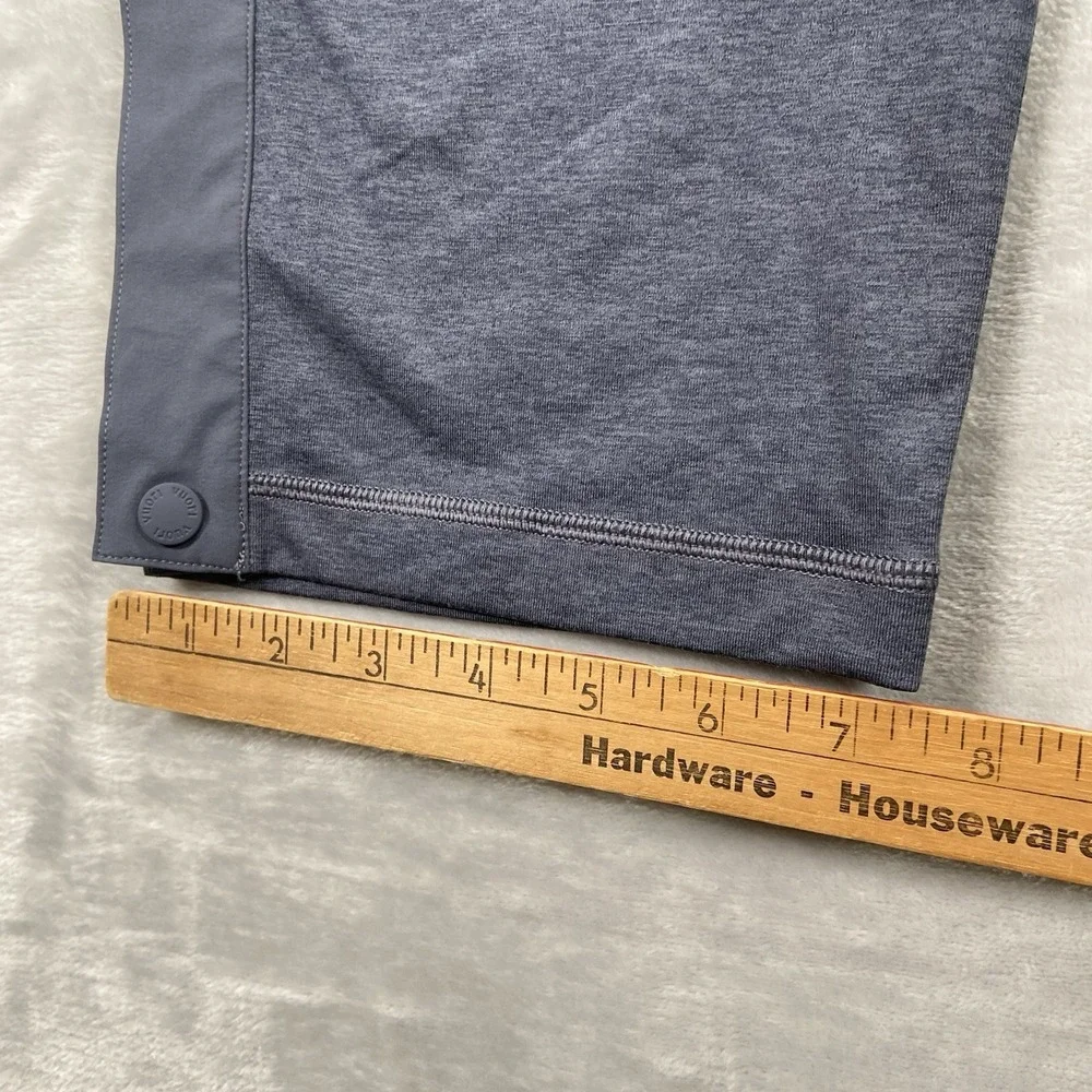 Vuori Sunday Performance Warm Up Pants Mens Medium 32x30 Athletic Side Snaps